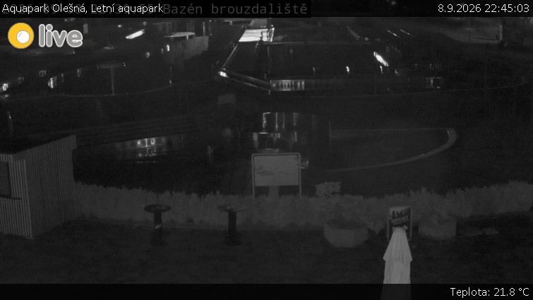 Aquapark Olešná - Letní aquapark - 8.9.2026 v 22:45