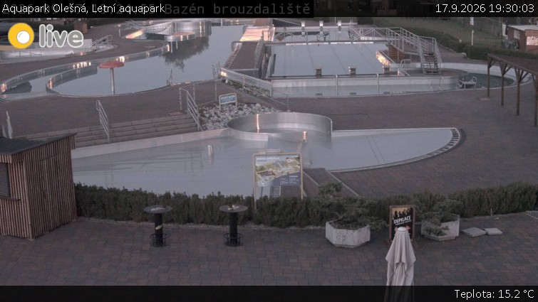 Aquapark Olešná - Letní aquapark - 17.9.2026 v 19:30