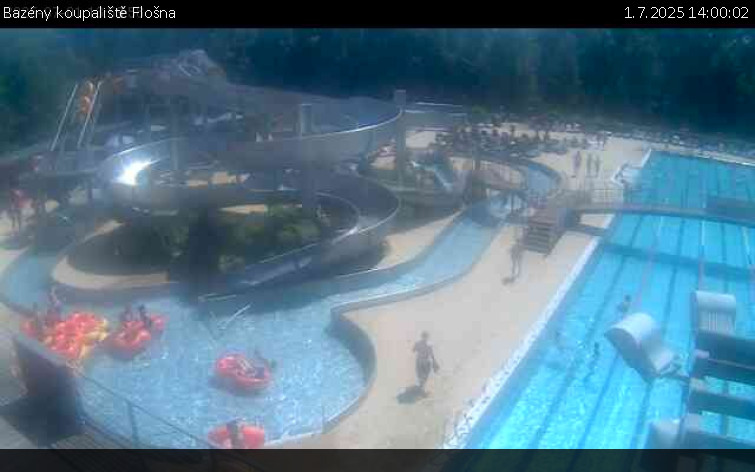 Koupaliště Flošna - Bazény koupaliště Flošna - 1.7.2025 v 14:00