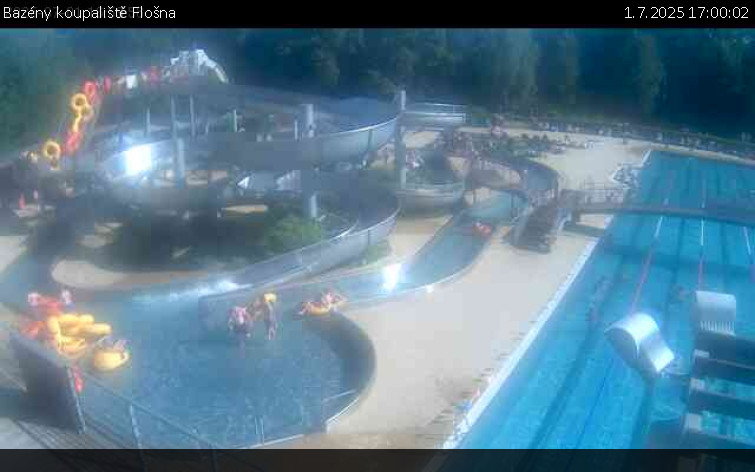 Koupaliště Flošna - Bazény koupaliště Flošna - 1.7.2025 v 17:00