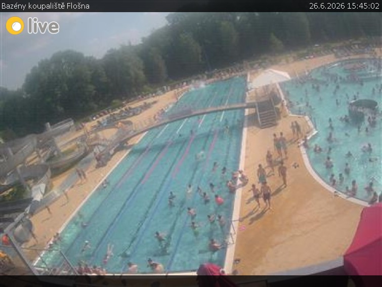 Koupaliště Flošna - Bazény koupaliště Flošna - 26.6.2026 v 15:45