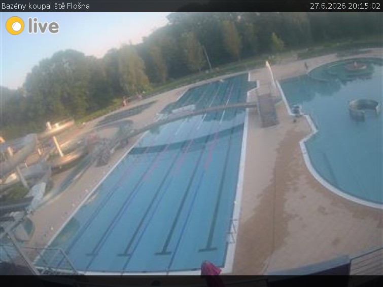 Koupaliště Flošna - Bazény koupaliště Flošna - 27.6.2026 v 20:15