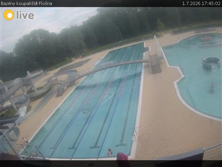 Koupaliště Flošna - Bazény koupaliště Flošna - 1.7.2026 v 17:45