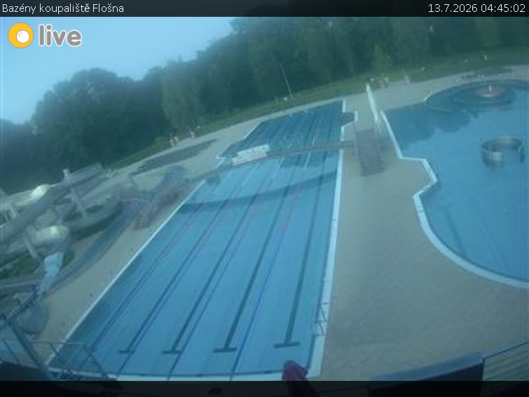 Koupaliště Flošna - Bazény koupaliště Flošna - 13.7.2026 v 04:45