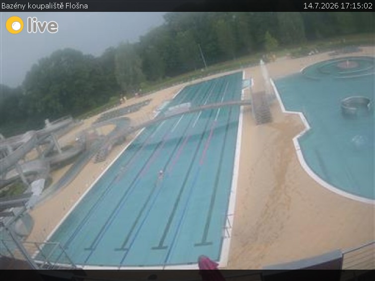 Koupaliště Flošna - Bazény koupaliště Flošna - 14.7.2026 v 17:15