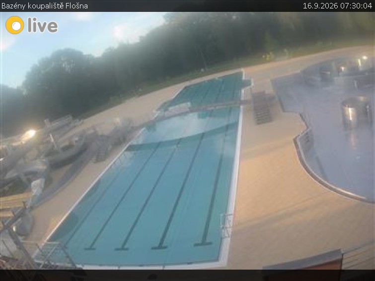 Koupaliště Flošna - Bazény koupaliště Flošna - 16.9.2026 v 07:30