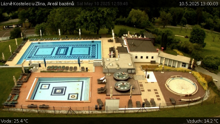 Lázně Kostelec u Zlína - Areál bazénů - 10.5.2025 v 13:00 Lázně Kostelec u Zlína - Areál bazénů - 10.5.2025 v 13:00