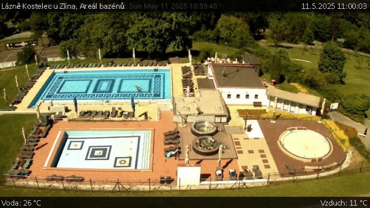 Lázně Kostelec u Zlína - Areál bazénů - 11.5.2025 v 11:00 Lázně Kostelec u Zlína - Areál bazénů - 11.5.2025 v 11:00