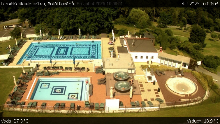 Lázně Kostelec u Zlína - Areál bazénů - 4.7.2025 v 10:00 Lázně Kostelec u Zlína - Areál bazénů - 4.7.2025 v 10:00