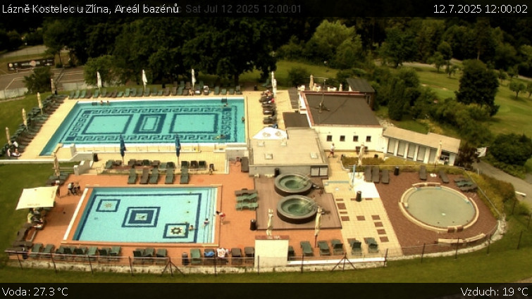 Lázně Kostelec u Zlína - Areál bazénů - 12.7.2025 v 12:00 Lázně Kostelec u Zlína - Areál bazénů - 12.7.2025 v 12:00
