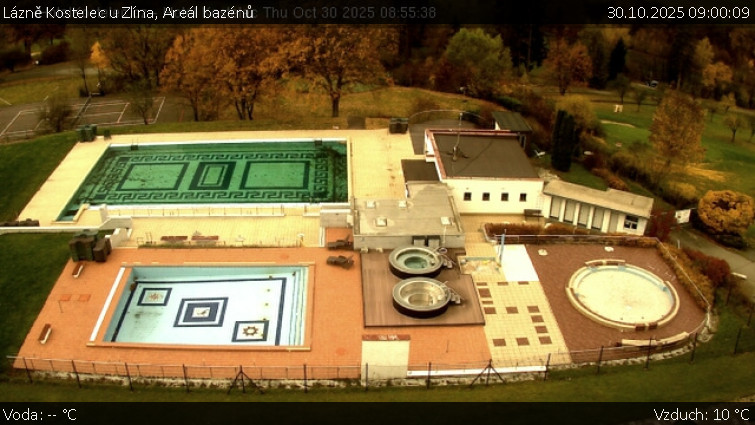 Lázně Kostelec u Zlína - Areál bazénů - 30.10.2025 v 09:00 Lázně Kostelec u Zlína - Areál bazénů - 30.10.2025 v 09:00