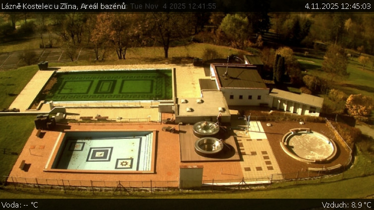 Lázně Kostelec u Zlína - Areál bazénů - 4.11.2025 v 12:45