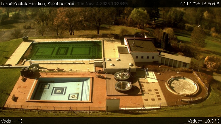 Lázně Kostelec u Zlína - Areál bazénů - 4.11.2025 v 13:30