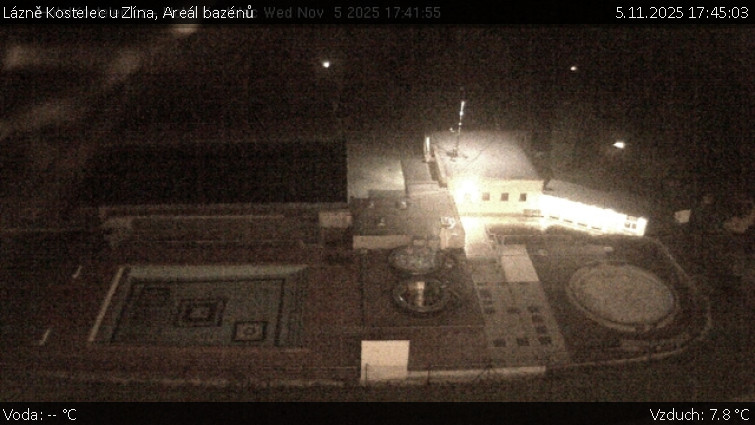 Lázně Kostelec u Zlína - Areál bazénů - 5.11.2025 v 17:45