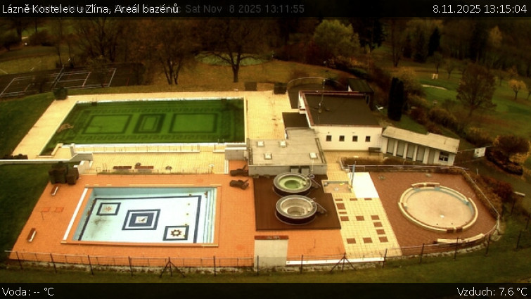 Lázně Kostelec u Zlína - Areál bazénů - 8.11.2025 v 13:15