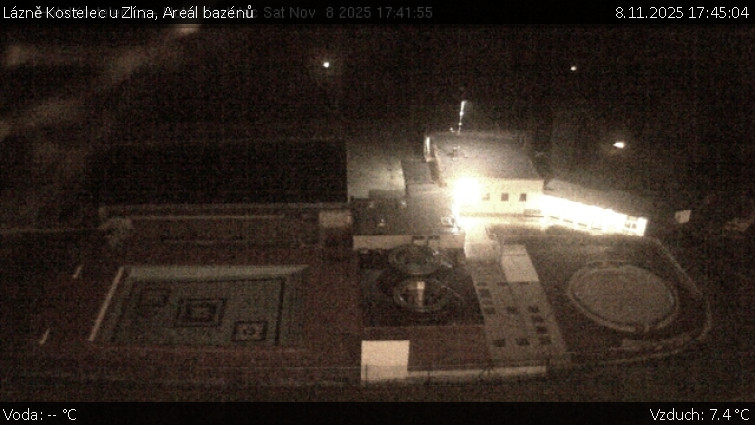 Lázně Kostelec u Zlína - Areál bazénů - 8.11.2025 v 17:45
