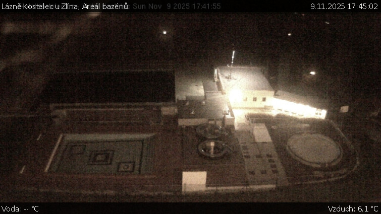 Lázně Kostelec u Zlína - Areál bazénů - 9.11.2025 v 17:45