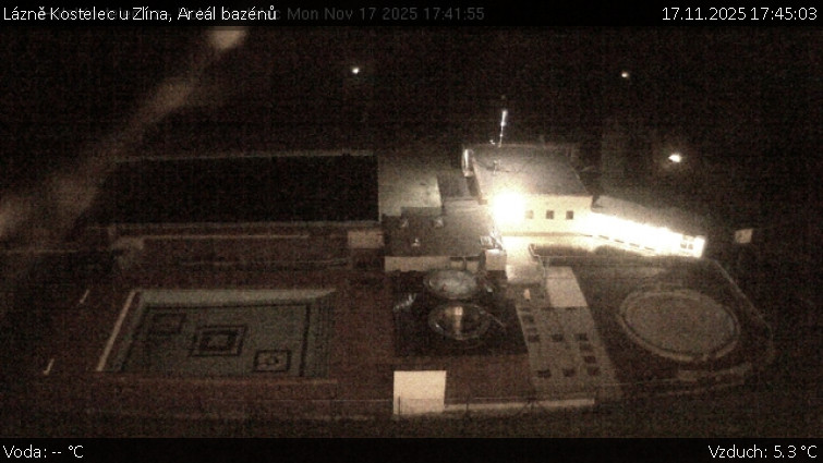 Lázně Kostelec u Zlína - Areál bazénů - 17.11.2025 v 17:45