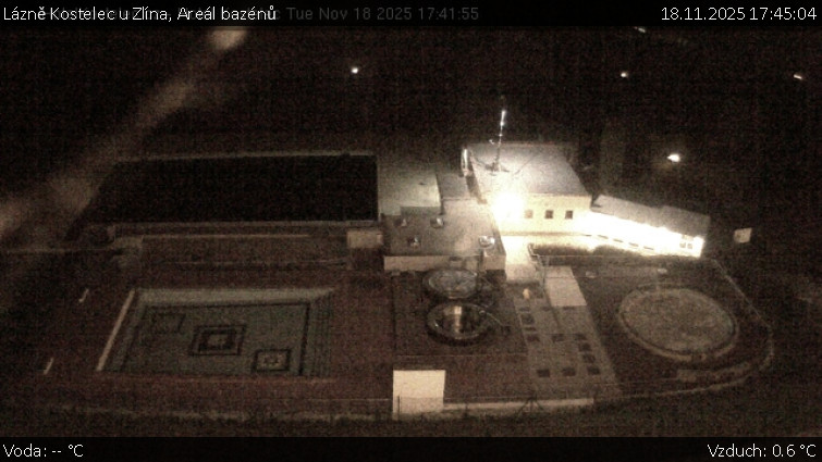 Lázně Kostelec u Zlína - Areál bazénů - 18.11.2025 v 17:45