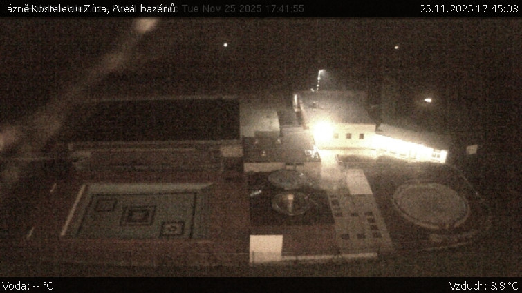 Lázně Kostelec u Zlína - Areál bazénů - 25.11.2025 v 17:45