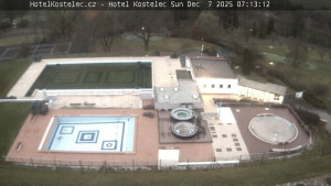 Lázně Kostelec u Zlína - Areál bazénů - 7.12.2025 v 07:15