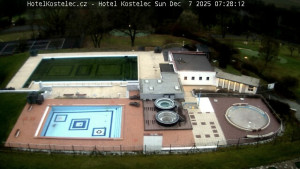 Lázně Kostelec u Zlína - Areál bazénů - 7.12.2025 v 07:30