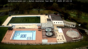 Lázně Kostelec u Zlína - Areál bazénů - 7.12.2025 v 07:45