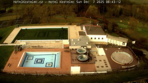 Lázně Kostelec u Zlína - Areál bazénů - 7.12.2025 v 08:45