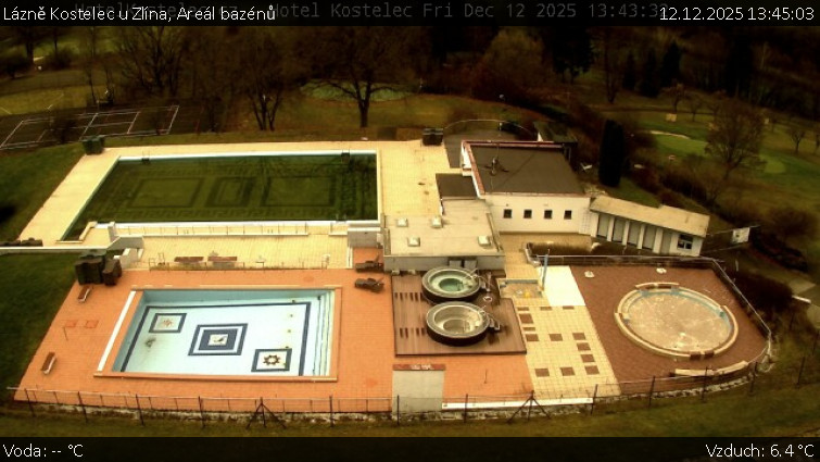 Lázně Kostelec u Zlína - Areál bazénů - 12.12.2025 v 13:45