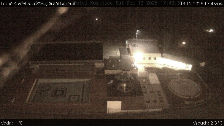 Lázně Kostelec u Zlína - Areál bazénů - 13.12.2025 v 17:45