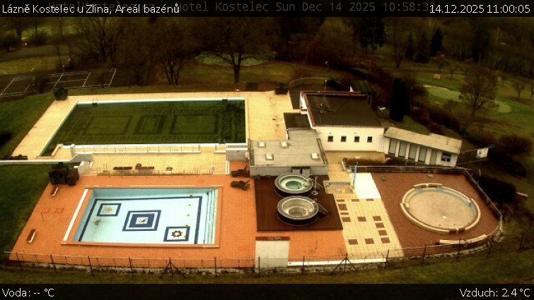 Lázně Kostelec u Zlína - Areál bazénů - 14.12.2025 v 11:00
