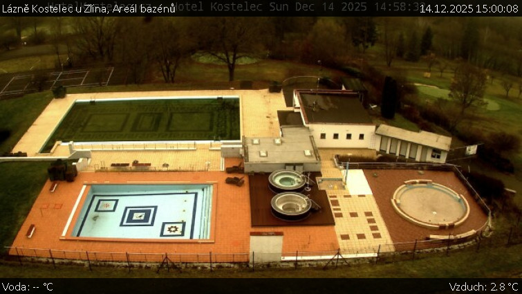 Lázně Kostelec u Zlína - Areál bazénů - 14.12.2025 v 15:00
