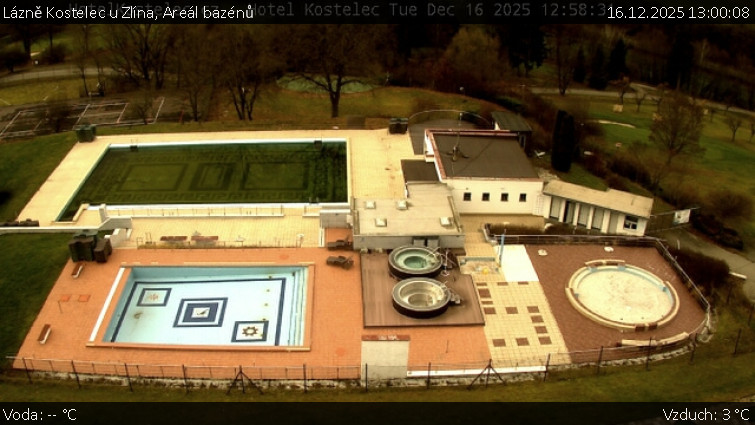 Lázně Kostelec u Zlína - Areál bazénů - 16.12.2025 v 13:00