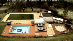 Lázně Kostelec u Zlína - Areál bazénů - 17.12.2025 v 08:45