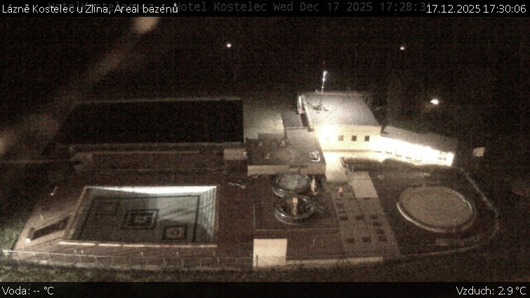 Lázně Kostelec u Zlína - Areál bazénů - 17.12.2025 v 17:30