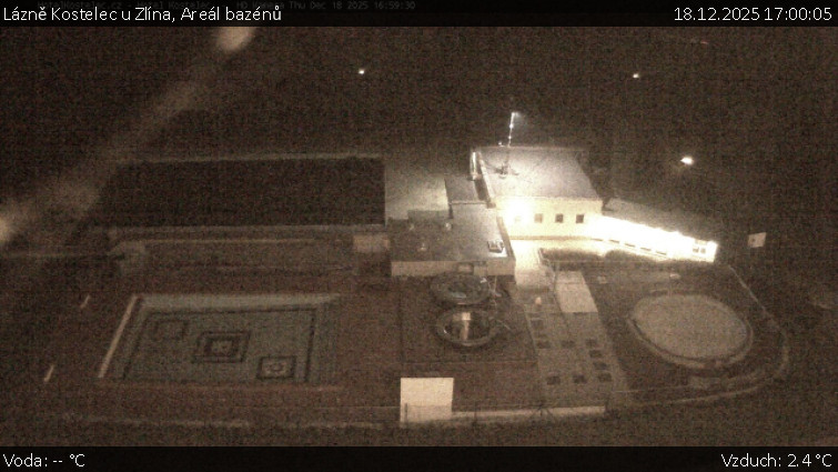 Lázně Kostelec u Zlína - Areál bazénů - 18.12.2025 v 17:00