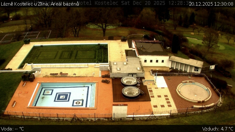 Lázně Kostelec u Zlína - Areál bazénů - 20.12.2025 v 12:30