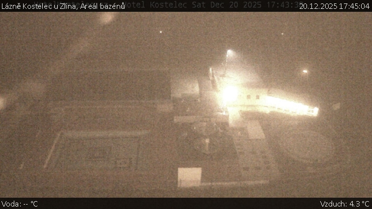 Lázně Kostelec u Zlína - Areál bazénů - 20.12.2025 v 17:45
