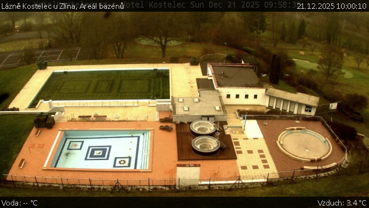 Lázně Kostelec u Zlína - Areál bazénů - 21.12.2025 v 10:00