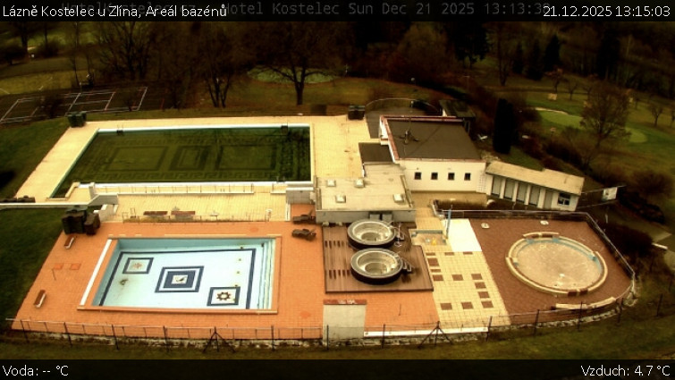 Lázně Kostelec u Zlína - Areál bazénů - 21.12.2025 v 13:15