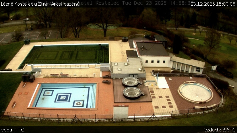 Lázně Kostelec u Zlína - Areál bazénů - 23.12.2025 v 15:00