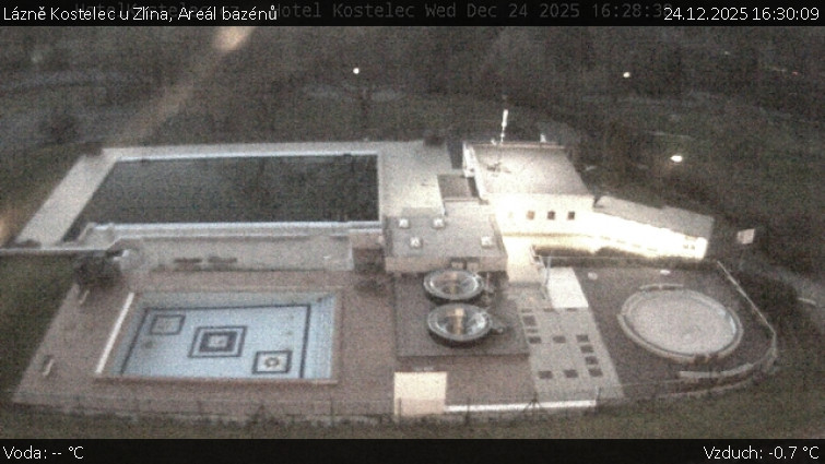 Lázně Kostelec u Zlína - Areál bazénů - 24.12.2025 v 16:30