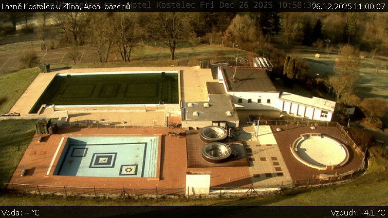 Lázně Kostelec u Zlína - Areál bazénů - 26.12.2025 v 11:00