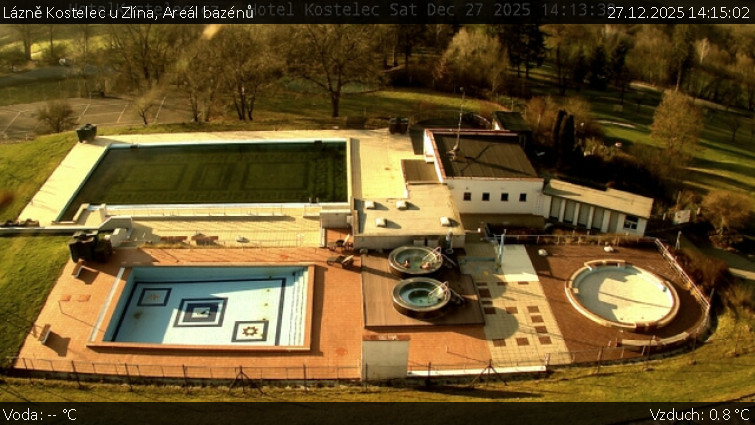 Lázně Kostelec u Zlína - Areál bazénů - 27.12.2025 v 14:15
