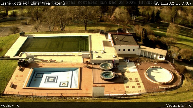 Lázně Kostelec u Zlína - Areál bazénů - 28.12.2025 v 13:30