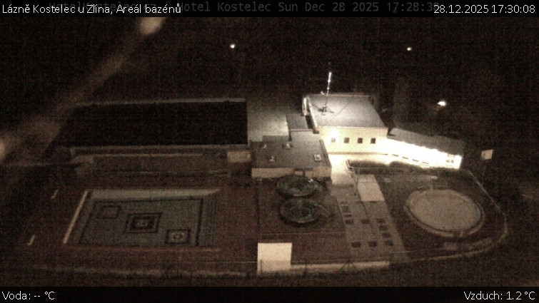 Lázně Kostelec u Zlína - Areál bazénů - 28.12.2025 v 17:30