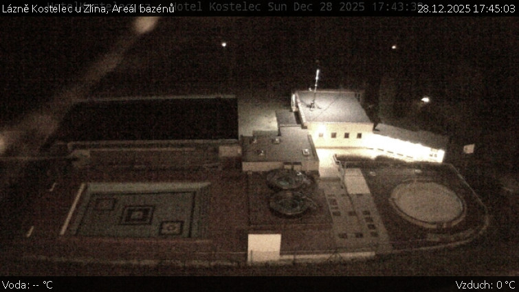 Lázně Kostelec u Zlína - Areál bazénů - 28.12.2025 v 17:45