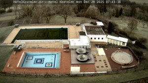 Lázně Kostelec u Zlína - Areál bazénů - 29.12.2025 v 07:45