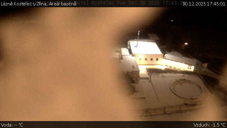 Lázně Kostelec u Zlína - Areál bazénů - 30.12.2025 v 17:45