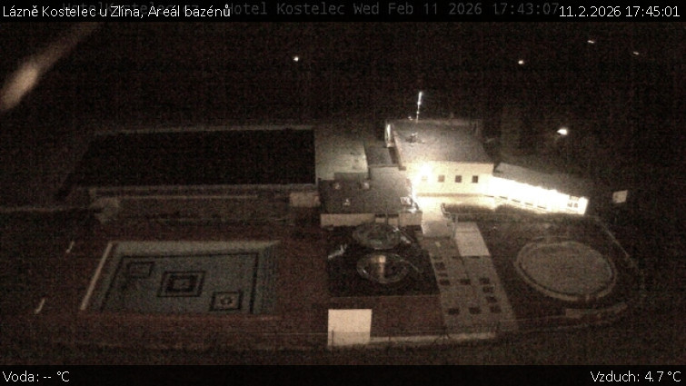 Lázně Kostelec u Zlína - Areál bazénů - 11.2.2026 v 17:45
